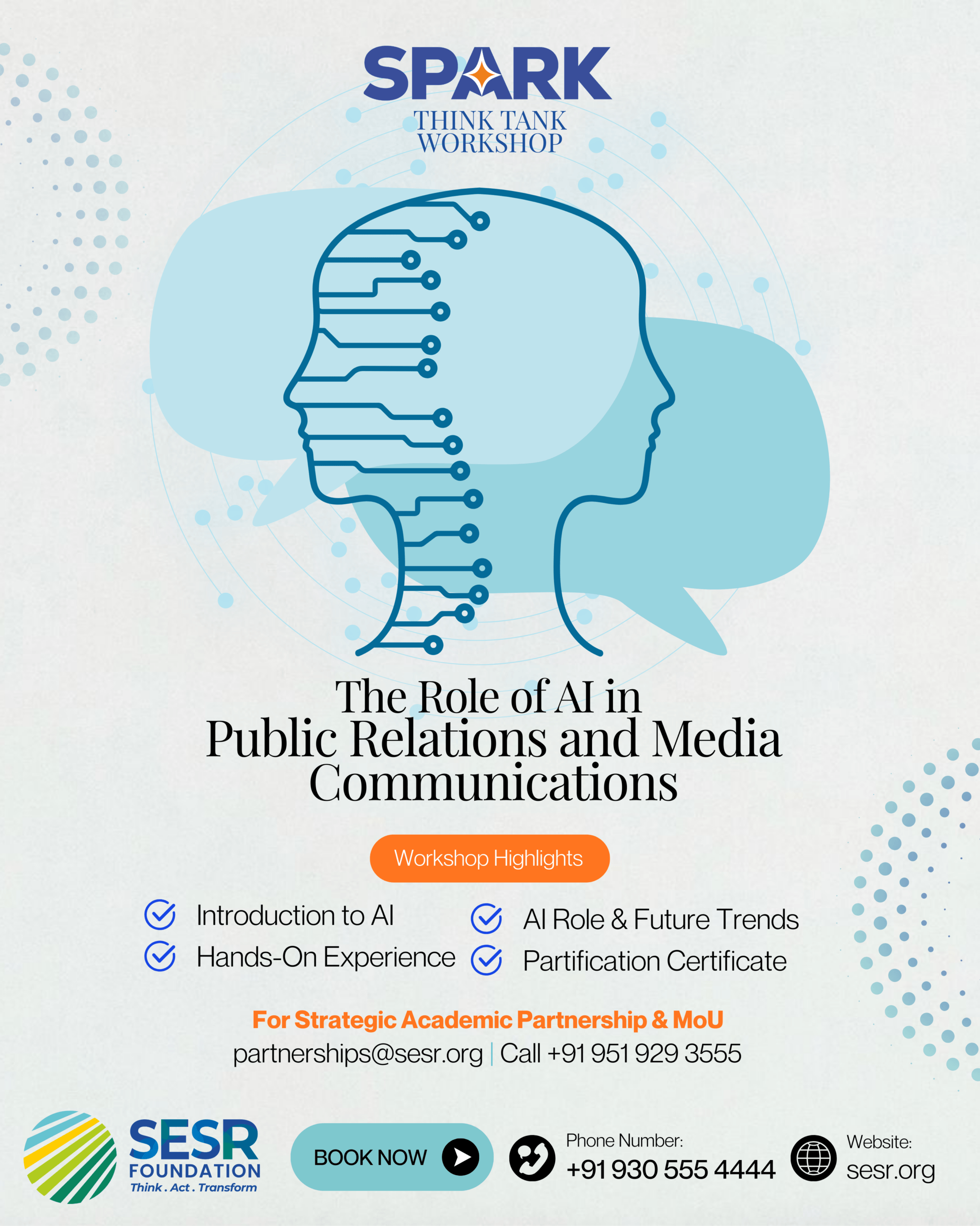 SPARK AI Workshop by SESR Foundation.